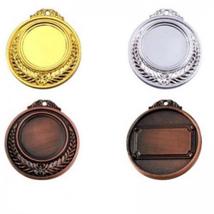 Quà tặng World Cup Nhà máy bán buôn Huy chương thể thao trống tùy chỉnh