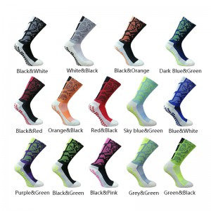 Thiết kế tùy chỉnh Grip SOCKS chuyênnghiệp Thể thao Mid Crew Bóng đá Thể thao Bóng đá chống trượt tất
