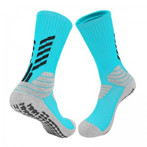 Nhà máy tùy chỉnh Thể thao Grip vớ chống trượt vớ bóng đá với tất theo logo Athletic Socks tùy chỉnh