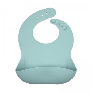 Em bé silicone bib baby \\\\ silicone silicone bib pocket pocket không thấmnước và chất bẩn bằng chứng em bé Bib