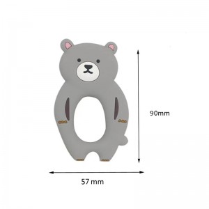 BPA miễn phínhai đồ chơi mọc răng cho bé răng có hình dạng silicone teether