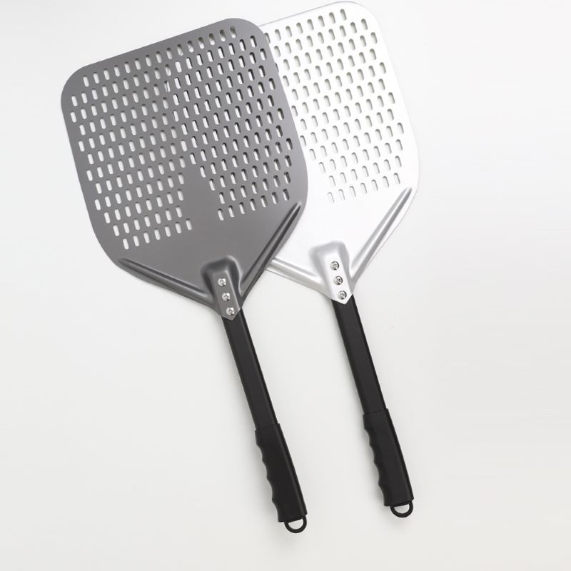 Tay cầm có thể tháo rời anodized 12inch/13inch/14inch/16inch perforated aluminum pizza peel pizza pizza pizza pizza pizza paddle paddle