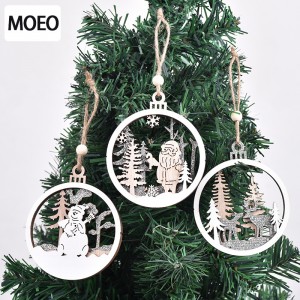 Đồ trang sức Giáng sinh bằng gỗ