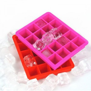 20 Khay băng khối Khay đá Silicone Ice Cube Mũi thức ăn Lớp Silicone Ice Khay