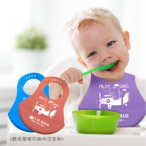 Bibs Bibs, Bibs em bé Silicone cho bé trai và bé gái, Bibs chống thấm mềm có thể điều chỉnh