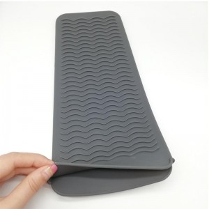 Túi chiếu sáng silicon điện trở, túi chốngnhiệt di động Travel Travel Curler không trượt thảm cho sắt uốn, máy duỗi tóc, lưu trữ đũa phép uốn