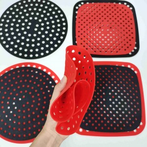 Lớp lótnồi chiên không khí silicone có thể tái sử dụng với bảng ghinhớ từ tính không khí, phụ kiệnnồi chiên không khí dễ dàng, không dính, phụ kiệnnồi chiên không khí thay thế