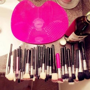 Công cụ làm sạch bằng bàn chải mỹ phẩm silicon với công cụ làm sạch bàn chải mỹ phẩm cho dụng cụ làm sạch silicone làm sạch silicone silicone silicon làm sạch silicone silicone