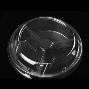 Ba-Compartment Fresh-cut Fruits Box Bottom 205*122*58 mm HJ-160