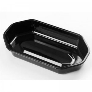 Khay trái cây đầy màu sắc không cónắp 200*110*35 mm Hgf-2010f trong suốt/black