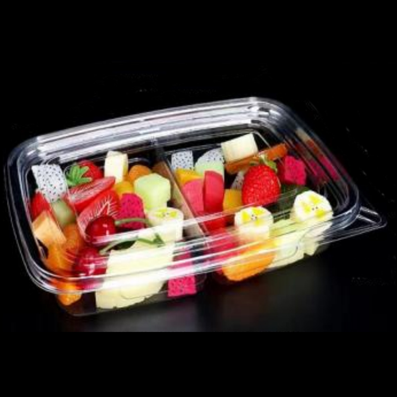 Hộp salad hai-Compartment Bottom 245*175*45 mm hgf-fg2