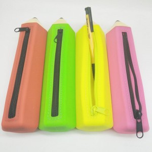 Túi bút chì silicon, Bút chì hình chữ hoa bút chì sáng tạo, túi văn phòng phẩm silicone khỏe mạnh và thân thiện với môi trường, chống thấmnước và bền bỉ