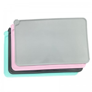 Thảm bát thú cưng không thấmnước silicon cấp thực phẩm cho mèo con và chó con