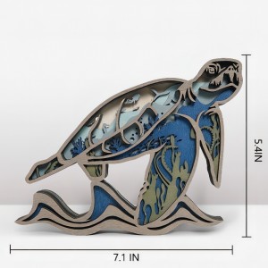 Trang trí thủ công 3Dwooden