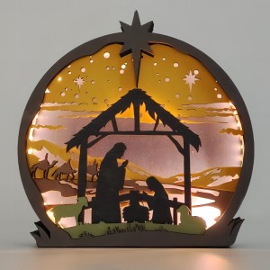 Trang trí thủ công bằng gỗ 3D