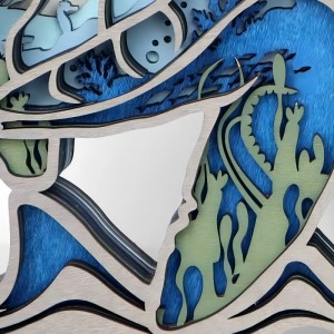 Trang trí thủ công 3Dwooden