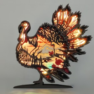 Cổ vật hồng hạc 3d động vật bằng gỗ