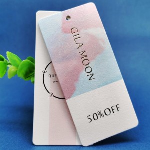 Thẻ treo quy trình in mạ vàng