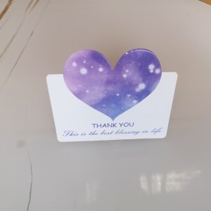 Thẻ giấy chúc mừng quà tặng tùy chỉnh