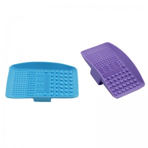 Thảm làm sạch bàn chải trang điểm silicone, chất tẩy rửa bàn chải trang điểm, miếng đệm sạch bàn chải trang điểm di động, dụng cụ rửa bàn chải mỹ phẩm