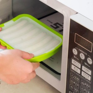 Khuôn xúc xích silicon không dính cho chónóng tự làm, xúc xích DIY, BPA miễn phí, lònướng và lò vi sóng an toàn cho chónóng