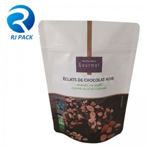 Kỹ thuật số in doypack kraft với dây kéo