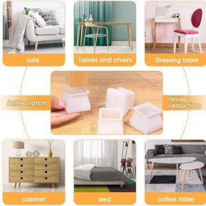 Ghế silicon bảo vệ sàn chân, ghế che chân bằng gỗ cứng bàn ăn bảo vệ chân đàn hồi, ghếnội thất đàn hồi bao phủ tiếng ồn chống trượt chống trượt