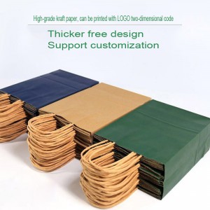 Túi giấy màunâu đầy màu sắc