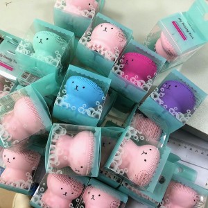Cleansing Brush Silicone Handheld Cleansing Brush và Massager, Bàn chải làm sạch hình con bạch tuộc để làm sạch sâu