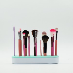 Giá đỡ bàn chải trang điểm silicone,nhà tổ chức bàn chải trang điểm silicone,người tổ chức bàn chải móng tay đanăng cho các dụng cụ thủ công, bàn chải sơn, lưu trữ dụng cụ cố định