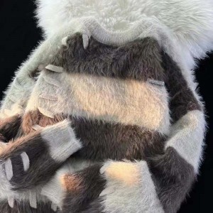 Phiên bản mùa thu và mùa đông Phiên bản Hàn Quốc màu áo len sọc sọc sọc