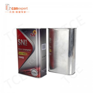 Bán hàng đầu bằng chứng rò rỉ 1L bao bì dầu vuông có thể vớinắp kéonhựa