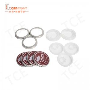 TCE- Các phụ kiệnnắp áp suất bán chạynhất của hộp thiếc có thể phụ kiện bằng thiếc củanắp áp suất