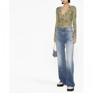 Bán buôn phong cách thời trang thiết kế áo len tay áo dài tay