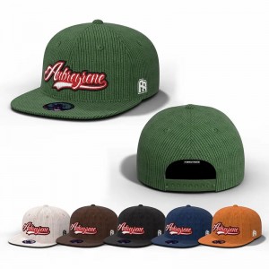 Giánhà máy bán buôn Giánhà máy bán buôn Giánhà máy Premium 6 bảng điều khiển Mens Sports Cap Custom Color Logo Thêu Corduroy snapback Hatmens thể thao Mũ tùy chỉnh logo logo