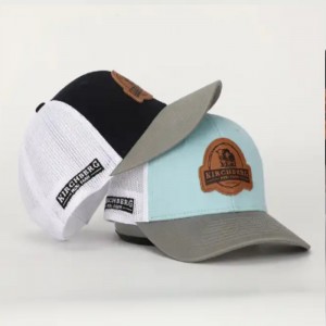 OEM tùy chỉnh chất lượng cao logo bản vá Lưới Snap Back Gorras Mũ, Aplique Cotton 112 Mũ xe tải cong trước