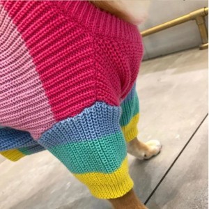 Nhà sản xuất áo len dệt kim dệt bông mùa đông tùy chỉnh cho vậtnuôi