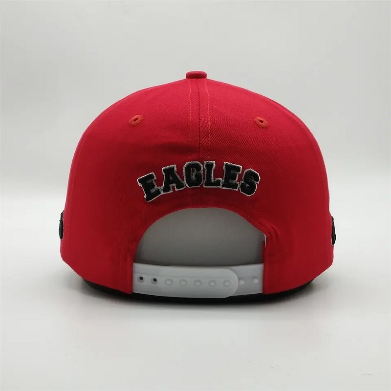 Chất lượng cao chất lượng cao 6 bảng thêu hai tông màu trước mũ cong uốn cong thấp