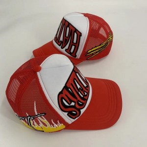 Phiên bản đầy đủ chất lượng lớnnhất Phiên bản đầy đủ của chiếc mũ Trucker thêu logo tùy chỉnh logo