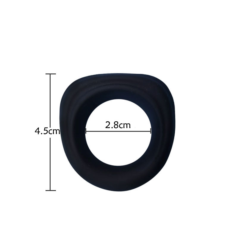 Nhà máy bán buôn giá tốtnhấtnam trễ xuất tinh silicon silicon rings chonam giới (vòng hình đặc biệt trắng&black)