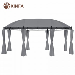 Jardin Arches Gazebo Aluminum Pergola Gazebo Outdoor Aluminum Lềungoài trời sang trọng cho bữa tiệc