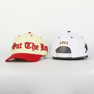 Tùy chỉnh Chất lượng cao 5 Bảng bóng chày Cotton Cotton cong, Thân tay 3D LOGO có cấu trúc Hat