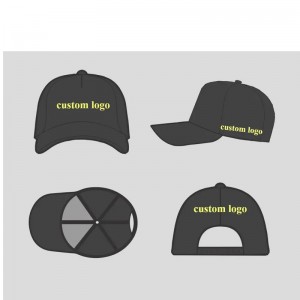 Nhà sản xuất OEM LOGO tùy chỉnh Chất lượng cao MOQ CASUAL 5 PANEL Bóng chày mũ có thương hiệu Mũ cho thương hiệu may mặc