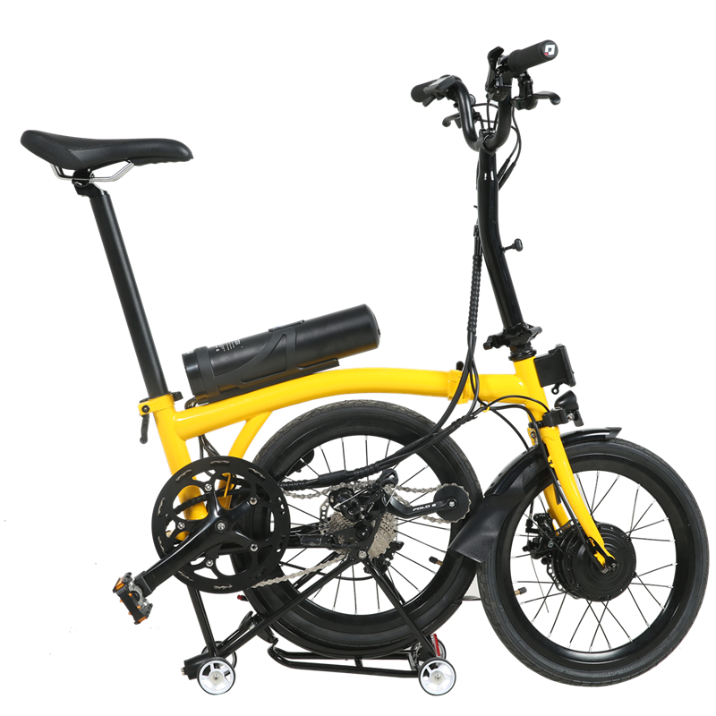 B17- 17 inch xe đạp điện gấp đôi di động