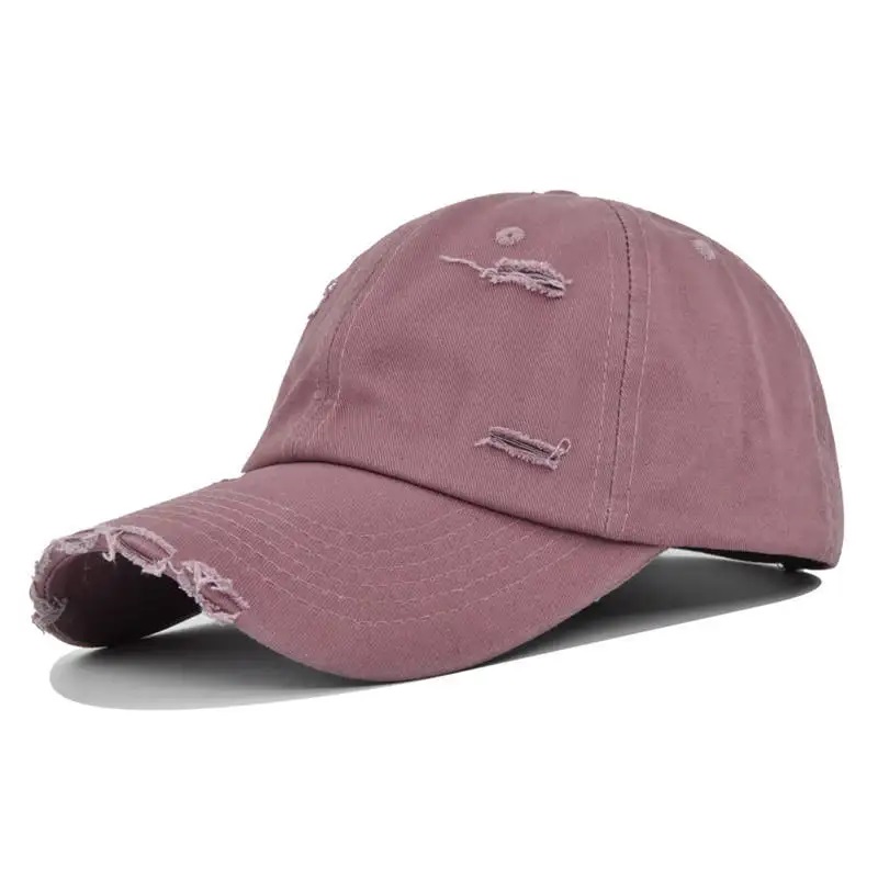 2023 Phong cách mới logo tùy chỉnh đầy màu sắc Cotton Bóng chày Vintage Cap đau khổ Người cha HAT