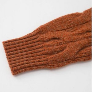 Phụnữ mặc quần áo quá khổ áo len bình thường rùa rùa