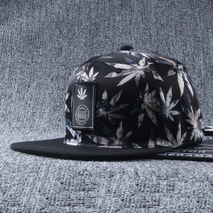 Đường cong tùy biếnnhà máy phẳng 6 bảng điều khiển không thấmnước Hip Hop Style Nylon Nylon Cap