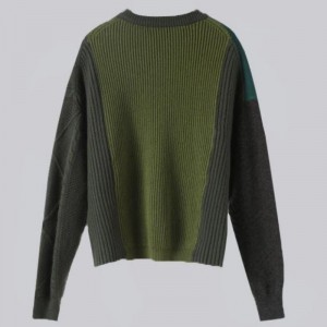 Phụnữ Pullover Cashmere Pha trộn quần áo đa màu Dải dệt kim