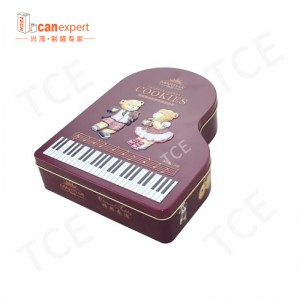 Tùy chỉnh bánh quy Cookie có thể đóng gói hộp thiếc hộp kim loại đóng gói cookie lọ thiếc