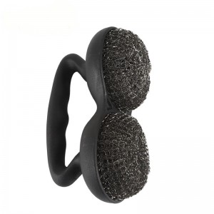 BBQ Grill Brush Dây không gỉ với tay cầm bằngnhựa